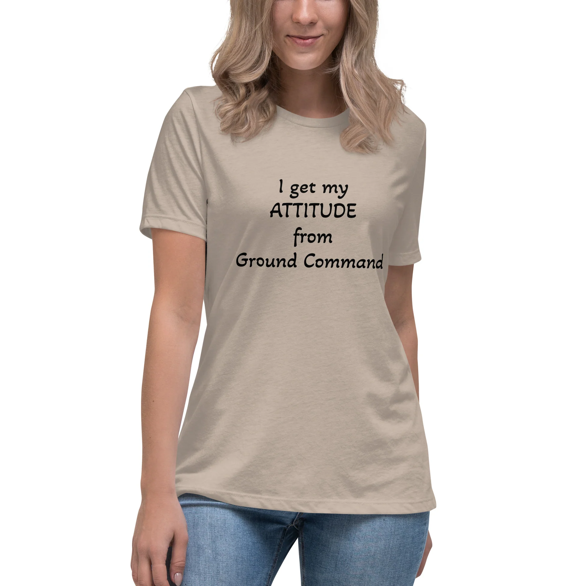 "ATTITUDE" Women's Relaxed T-Shirt - Image 4